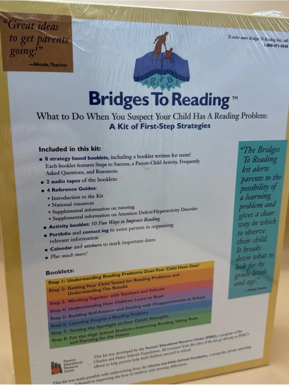 Bridges To Reading- A Kit Of First Step Strategies New Sealed